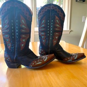 Old Gringo Monarcho Vesuvio 🦋👢 7.5. Excellent condition. Gorgeous!